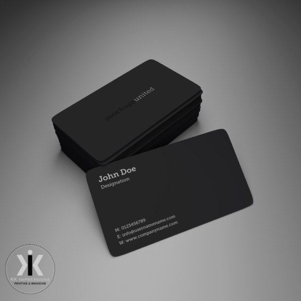 rounded corners visiting card with spot UV by kkimpressions - sample 13
